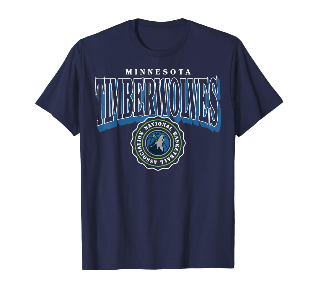 Minnesota Timberwolves Tシャツ　NBA Amazon.com : NBA - Minnesota Timberwolves Arched Crest T